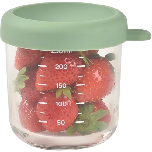 Beaba: Glass Jar 250ml (Sage Green)