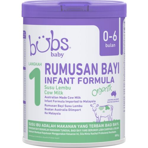 Bubs 1 Halal Organic powder milk、0-6