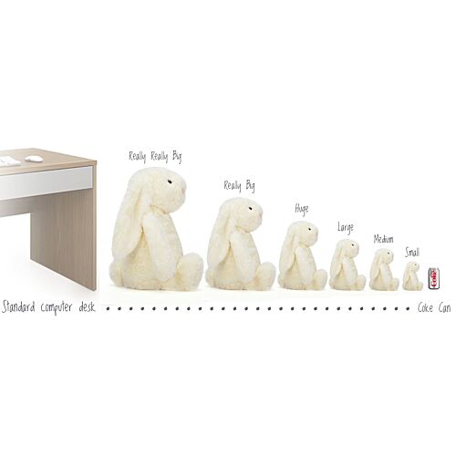 Jellycat: Bashful Cream Bunny - Medium (31cm)