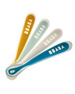 Beaba: 1st Meal Silicone Spoon (Set of 4) - Rainbow - 25% OFF!!