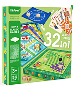 Mideer: 32 In 1 Classic Board Games