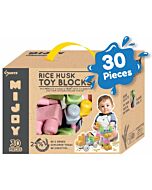Mijoy: Rice Husk Toy Blocks 30pcs - 10% OFF!!