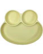 Abiie:﻿ Octopod Silicone Frog Suction Dishes (Pastel Yellow)