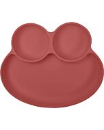 Abiie:﻿ Octopod Silicone Frog Suction Dishes (Terra Cotta)
