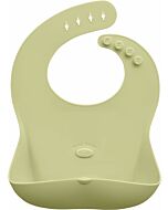 Abiie:﻿ Ruby Wrapp Silicone Bibs (Pastel Yellow)