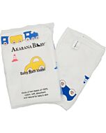 Akarana Baby: Baby & Toddler Cotton Bath Towel (Car)