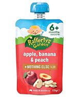 Rafferty's Garden: Apple, Banana & Peach 120g (6+ Months) - 23% OFF!!