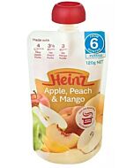 Heinz: Simply Apple, Peach & Mango Pouch 120g (From 6+ Months)