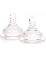 Autumnz: Soft Silicone Teat Medium Flow (Round Hole) 3+Months - Size M - 21% OFF!!