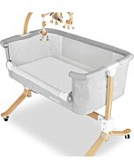Babyhood: Amani Bebe Jersey Cotton Cradle Fitted Sheet (White)