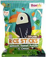 Baebis: Organic Rice Stick (Spinach, Sweet Potato & Onion) 12g [9M+]