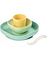 Beaba: Silicone Meal Set (Yellow) (4+ Months) - 22% OFF!!