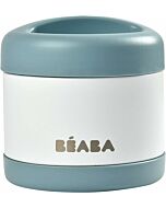 Beaba: Stainless Steel Insulated Jar 500ml (White/Blue) - 15% OFF!!
