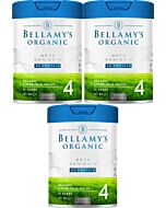 Bellamy's Organic Beta Genica-8 (Step 4) Junior Milk Drink 800g x 3 TINS [PREORDER - Limited units arriving End Sept]