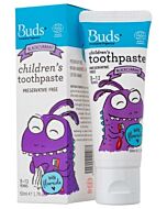 Buds Oralcare Organics: Children's Toothpaste Blackcurrant With Fluoride - 50ml (3 - 12 Years) - 5% OFF!!