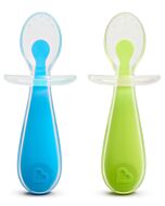 Munchkin: Gentle Scoop™ Silicone Training Spoons (Blue/Green)