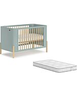 Boori: Nova Baby Cot & Pocket Spring Mattress Bundle (Blueberry) [PREORDER]