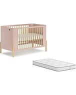 Boori: Nova Baby Cot & Pocket Spring Mattress Bundle (Cherry) [PREORDER]