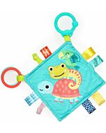 Bright Starts: Fuzzy Feelies Soothing Blankie (Tropical Trio)