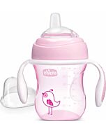 Chicco: Transition Cup 200ml 4M+ (Pink)
