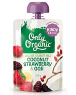 Only Organic: Coconut, Strawberry & Goji 100g (1-5 Years)