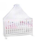 Happy Cot: Happy Wonder Plus Convertible Cot (White) with Mosquito Net (White) - 10% OFF!!