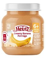 Heinz: Creamy Banana Porridge 110g (From 6+ Months)