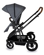 Babyhood: Doppio Inline Stroller (Single) - Nero -  11% OFF!!