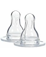 Dr. Brown's: Narrow Silicone Teats - Level 2 (3+Months) - 20% OFF!!
