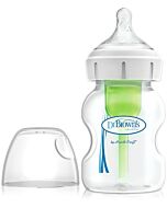 Dr. Brown's: Options+ Anti-Colic Wide-Neck Bottle 5oz/150ml [NEW VERSION] (Level 1 - 0+ month)