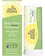 Earth Mama: Baby Face Mineral Sunscreen Face Stick SPF 40 21g - 10% OFF!!