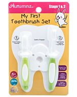 Autumnz: My First Toothbrush Set (Stage 1 & 2) | Green