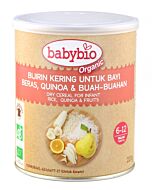 Babybio Dry Cereal for Infant (Rice, Quinoa & Fruits) 220g