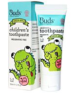 Buds Oralcare Organics: Children's Toothpaste Green Apple with Xylitol - 50ml (1 - 3 years) - 5% OFF!