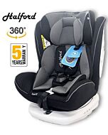 Halford: Zeus 360 Spin Car Seat Isofix - Grey