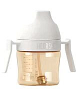He or She: Dental Care Sippy Cup 7oz/210ml (White)