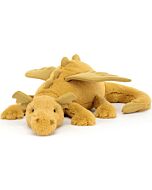 Jellycat: Golden Dragon - Huge (19cm x 66cm)