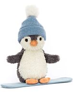 Jellycat: Peanut Penguin Snowboarding (18cm)