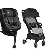 Joie: Spin 360™ Car Seat (Ember) + Pact™ Stroller (Ember)