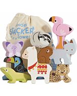 Le Toy Van: Wooden Stacking Animals & Bag (Andes)