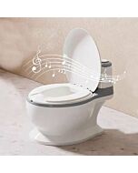 Lucky Baby: Mini Toilet Potty W/Sound (Grey)