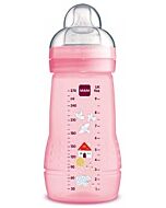 MAM: Easy Active Baby Bottle 270ml/9.5oz - Teat 2 (Pink / Purple)