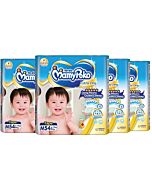 MamyPoko: Extra Dry Skin Tape M54 (6kg ~ 11kg) *4 PACK BUNDLE*