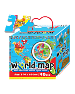 Sunta: World Map Jigsaw Puzzle 48pcs - 15% OFF!!