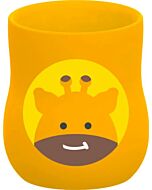 Marcus & Marcus: Silicone Baby Training Cup 4oz | Lola (Giraffe)