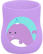 Marcus & Marcus: Silicone Baby Training Cup 4oz | Willo (Whale)