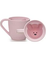 Melii: Silicone Bear Mug (Pink) 1pc