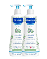Mustela: Hydra Bébé® Body Lotion (with organic avocado) - 300ml x 2 BOTTLES