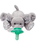 Nookums Paci-Plushies Ella Elephant Buddies™ Pacifier Holder (Plush Toy Includes Detachable Pacifier, Use with Multiple Brand Name Pacifiers) - 18% OFF!!