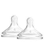 Dr. Brown's: Wide Neck Silicone Options+ Teats - Level 4 (9+Months) - 20% OFF!!
